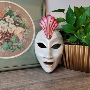 VTG I.B. Anom Hand Carved Wooden Mask